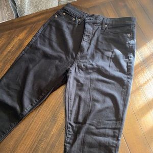 Banana Republic Non-Fade Black Skinny Jeans Sz 30/10